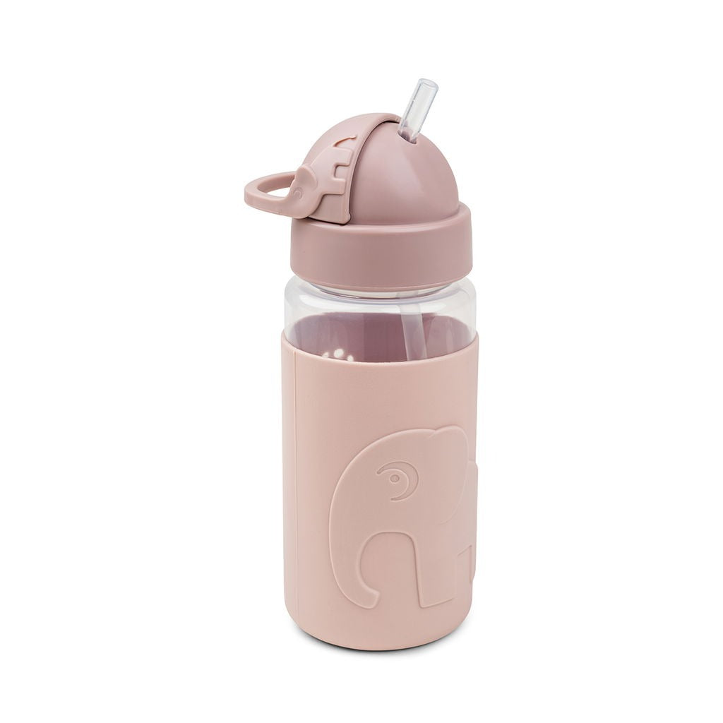 Done By Deer Easy-grip Straw Bottle - Elphee Rosa Done By Deer