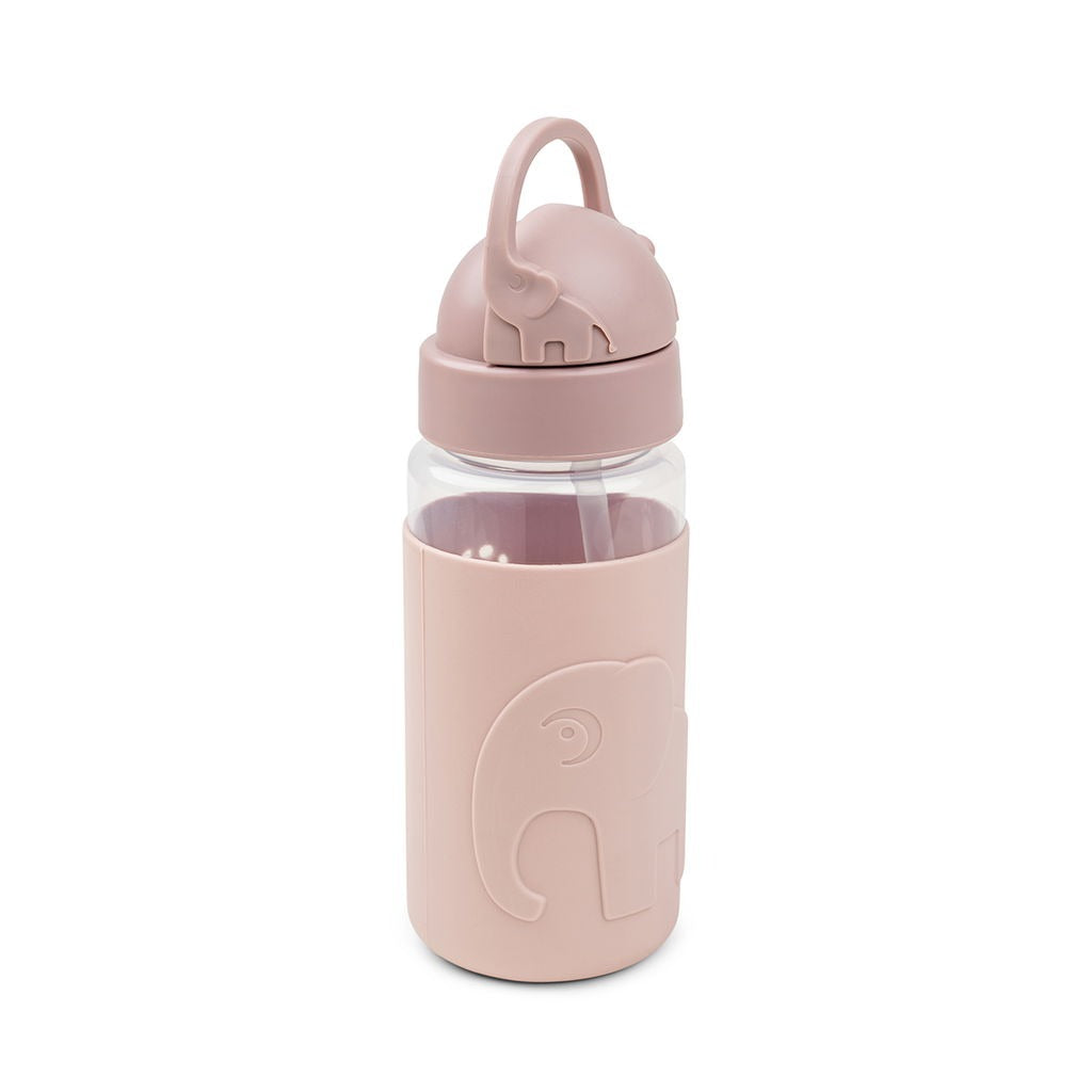 Done By Deer Easy-grip Straw Bottle - Elphee Rosa Done By Deer