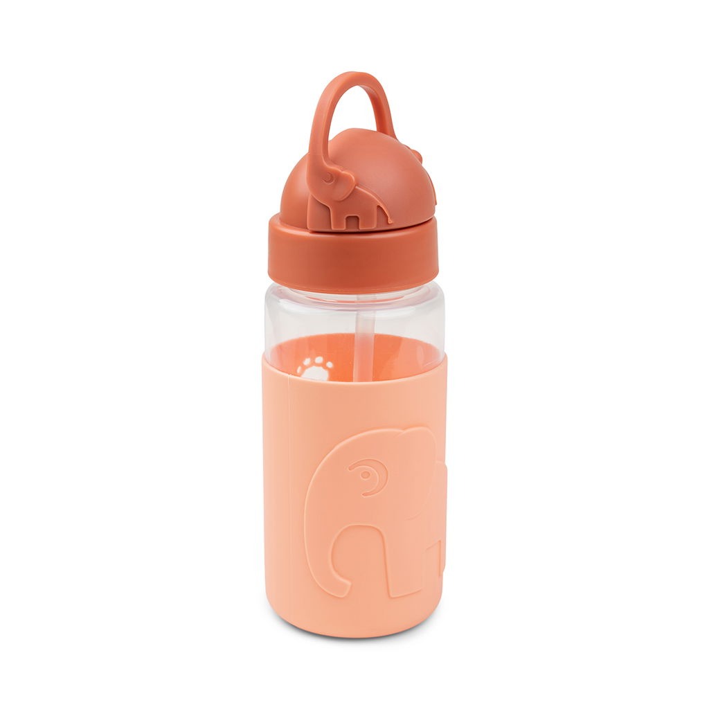 Done By Deer Easy-grip Straw Bottle - Elphee Orange Done By Deer
