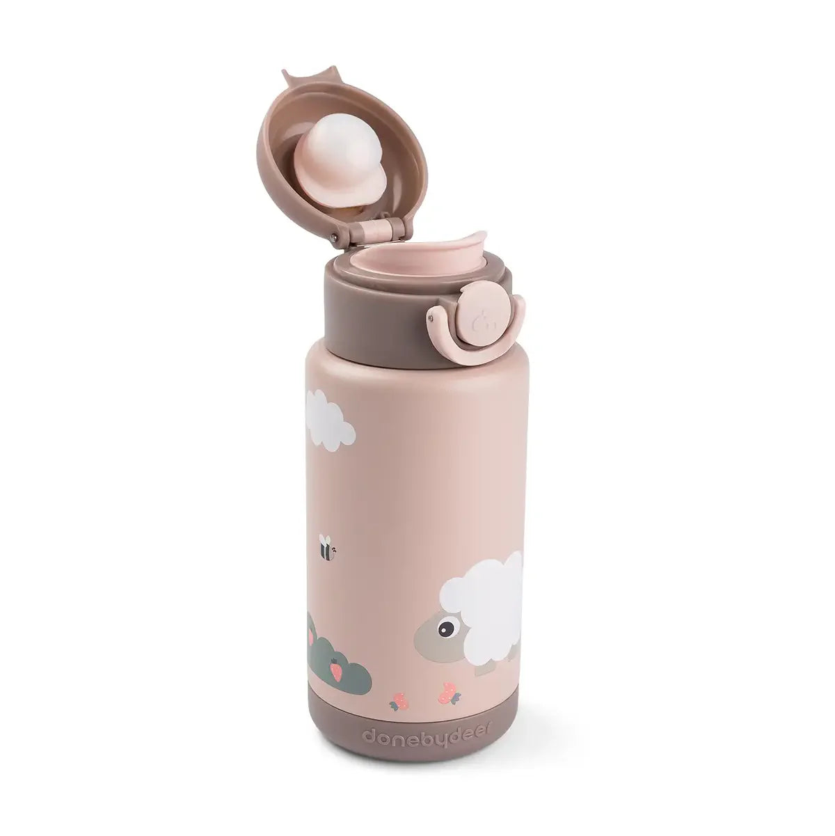 Done by Deer Insulated bottle Tiny farm Powder - 340 ml