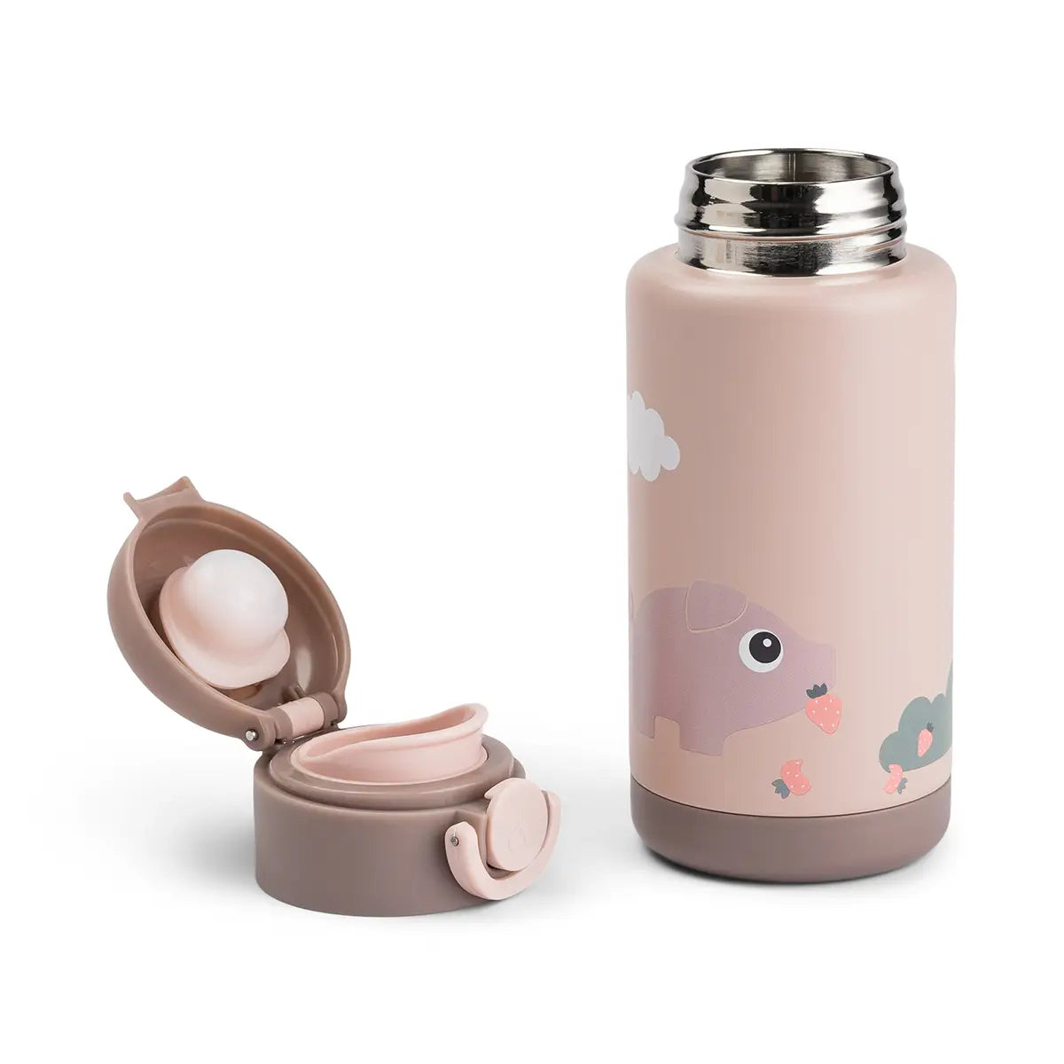 Done by Deer Insulated bottle Tiny farm Powder - 340 ml