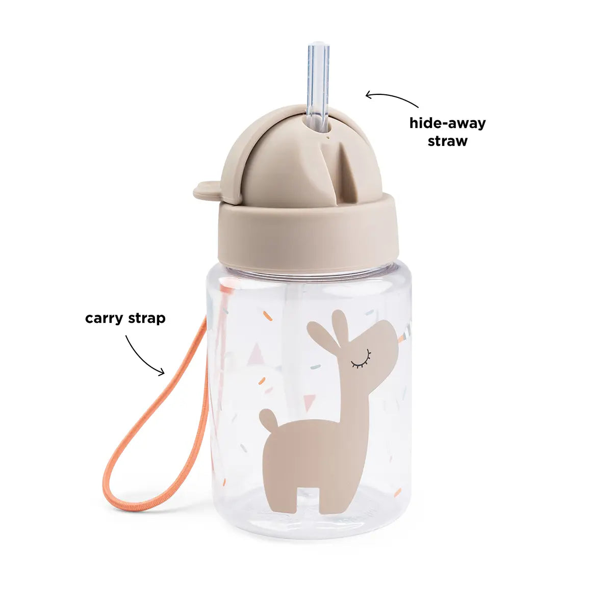 Done by Deer Straw bottle Celebration - Sand