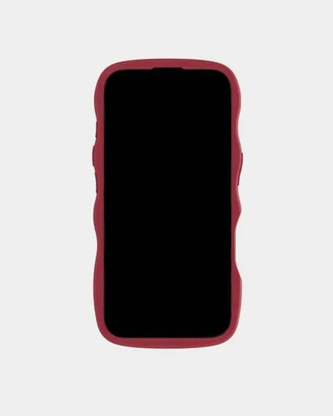 Holdit Telefonskal Wavy iPhone 16 - Röd - Travels And Bags