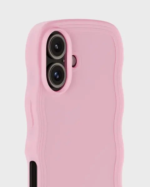 Holdit Telefonskal Wavy iPhone 16 - Rosa - Travels And Bags