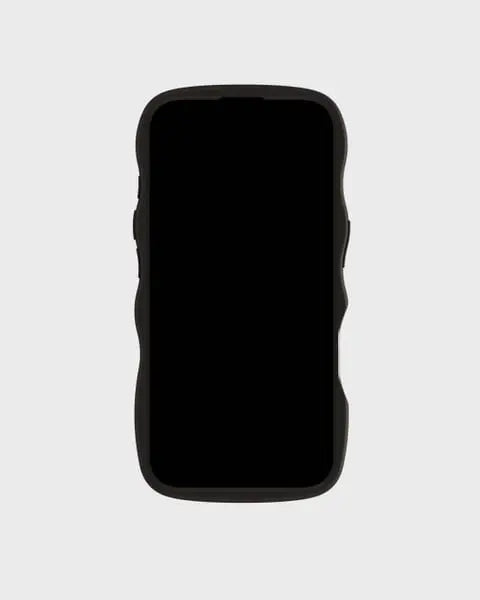 Holdit Telefonskal Wavy iPhone 16 Plus - Svart/Transparent - Travels And Bags