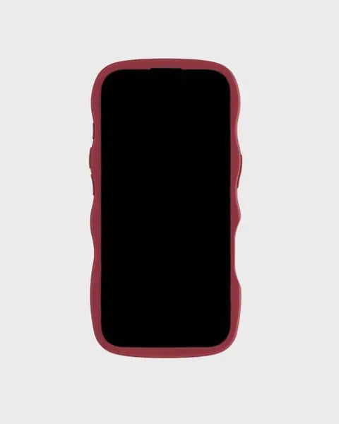 Holdit Telefonskal Wavy iPhone 16 Pro - Röd - Travels And Bags