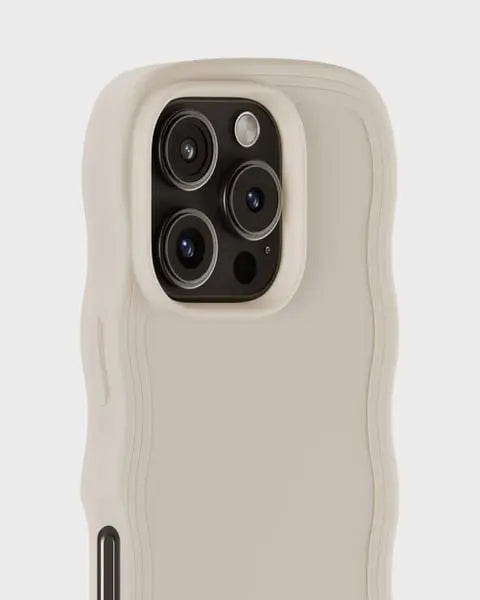 Holdit Telefonskal Wavy iPhone 16 Pro - Beige - Travels And Bags