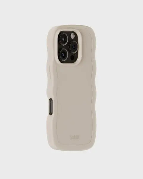 Holdit Telefonskal Wavy iPhone 16 Pro - Beige - Travels And Bags