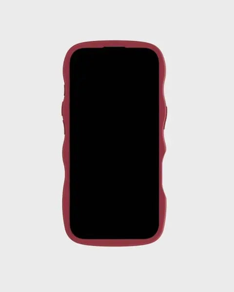Holdit Telefonskal Wavy iPhone 16 Pro Max - Röd - Travels And Bags