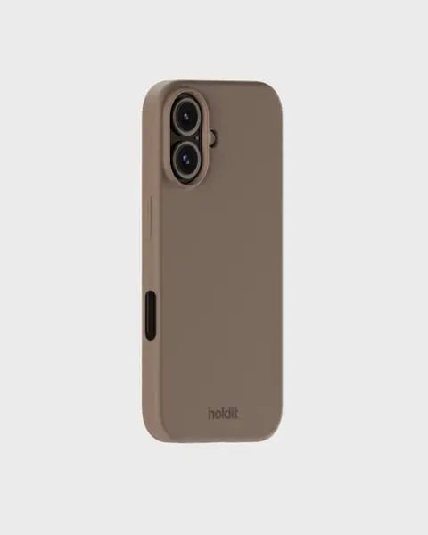 Holdit Telefonskal Silicone iPhone 16 - Ljusbrun - Travels And Bags