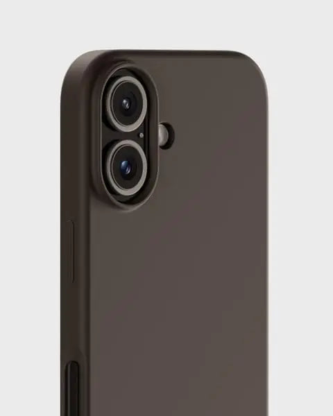 Holdit Telefonskal Silicone iPhone 16 - Mörkbrun - Travels And Bags
