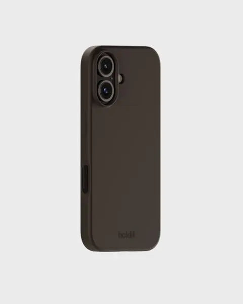 Holdit Telefonskal Silicone iPhone 16 - Mörkbrun - Travels And Bags