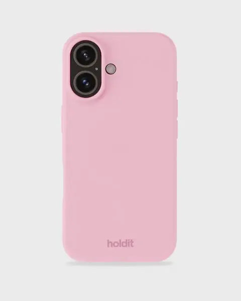 Holdit Telefonskal Silicone iPhone 16 - Rosa - Travels And Bags
