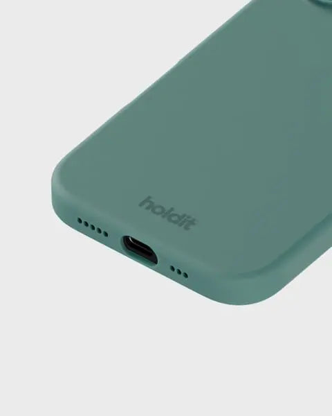Holdit Telefonskal Silicone iPhone 16 - Grön - Travels And Bags