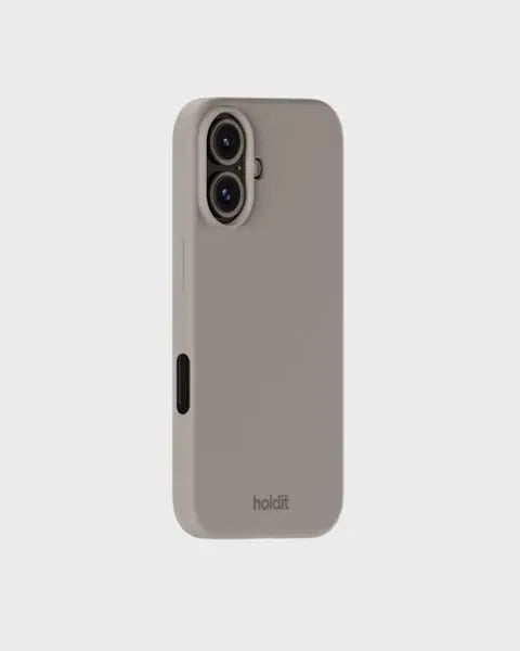 Holdit Telefonskal Silicone iPhone 16 Plus - Taupe - Travels And Bags