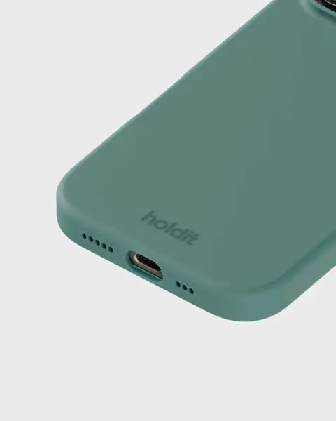 Holdit Telefonskal Silicone iPhone 16 Pro - Grön - Travels And Bags
