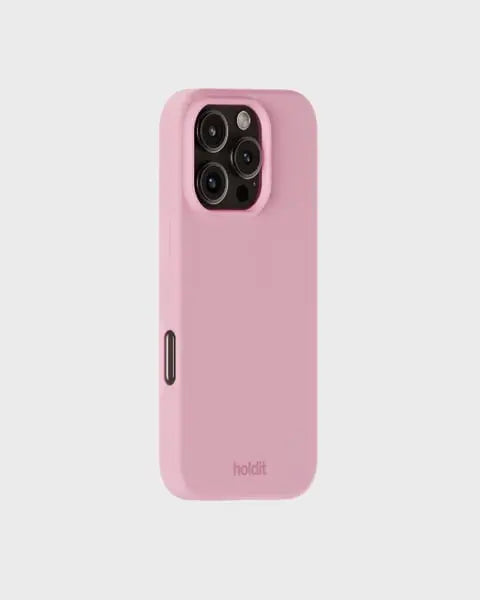 Holdit Telefonskal Silicone iPhone 16 Pro - Rosa - Travels And Bags