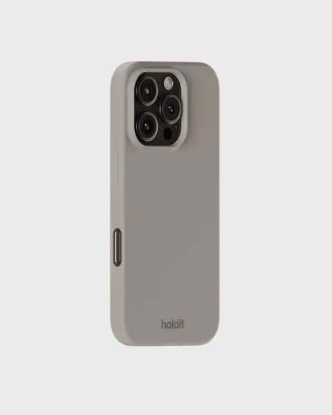 Holdit Telefonskal Silicone iPhone 16 Pro Max - Taupe - Travels And Bags