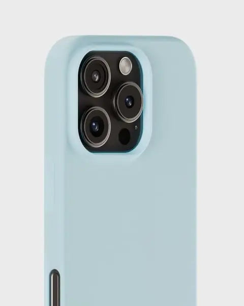 Holdit Telefonskal Silicone iPhone 16 Pro Max - Ljusblå - Travels And Bags