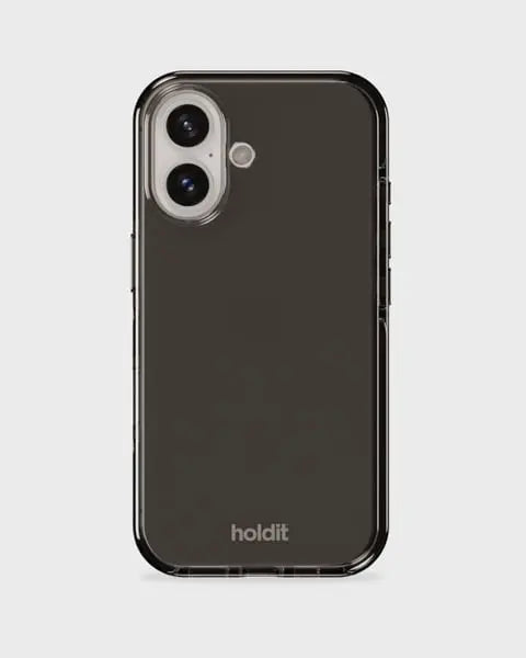 Holdit Telefonskal Seethru iPhone 16 - Svart - Travels And Bags