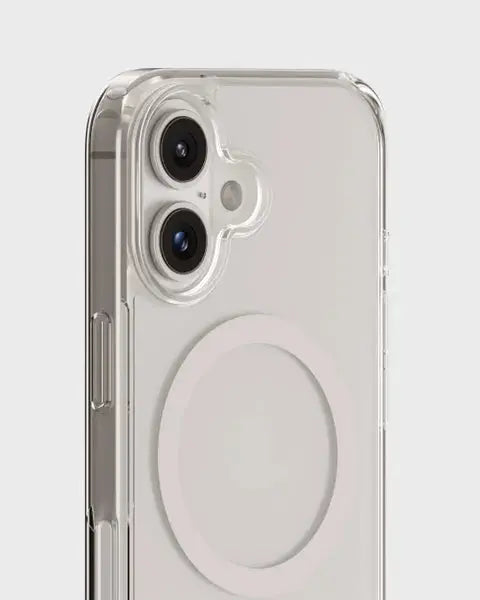 Holdit Telefonskal MagSafe iPhone 16 - Transparent/Vit - Travels And Bags