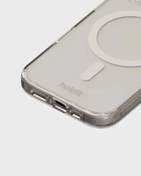 Holdit Telefonskal MagSafe iPhone 16 - Transparent/Vit - Travels And Bags