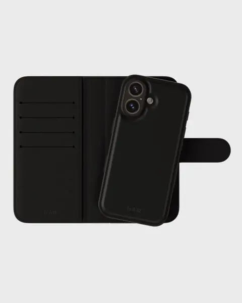 Holdit Wallet Case Magnet iPhone 16 Plus - Svart - Travels And Bags