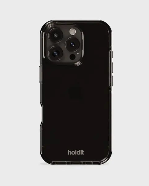 Holdit Telefonskal Seethru iPhone 16 Pro - Svart - Travels And Bags