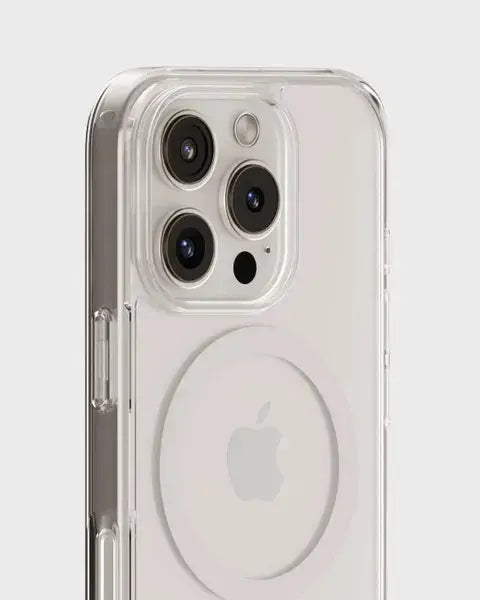 Holdit Telefonskal MagSafe iPhone 16 Pro - Transparent/Vit - Travels And Bags