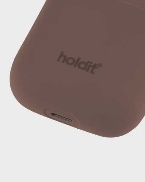 Holdit Airpodsfodral Silicone AirPods 1&2 - Brun - Travels And Bags