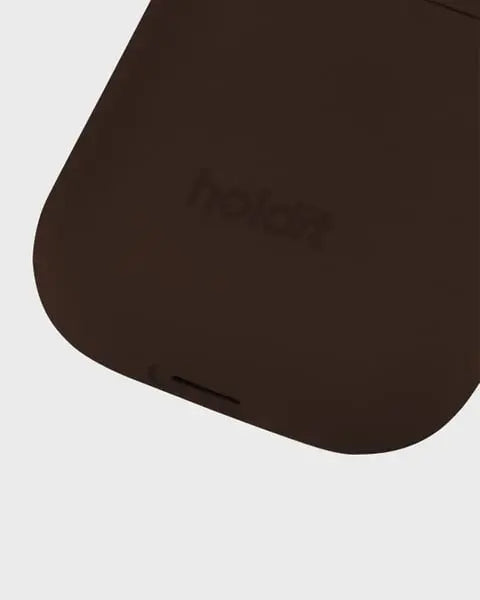 Holdit Airpodsfodral Silicone AirPods 1&2 - Mörkbrun - Travels And Bags