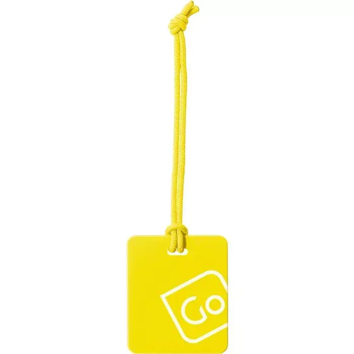 Go Travel Bagagelappar 2-pack Gul/Grön - Travels And Bags