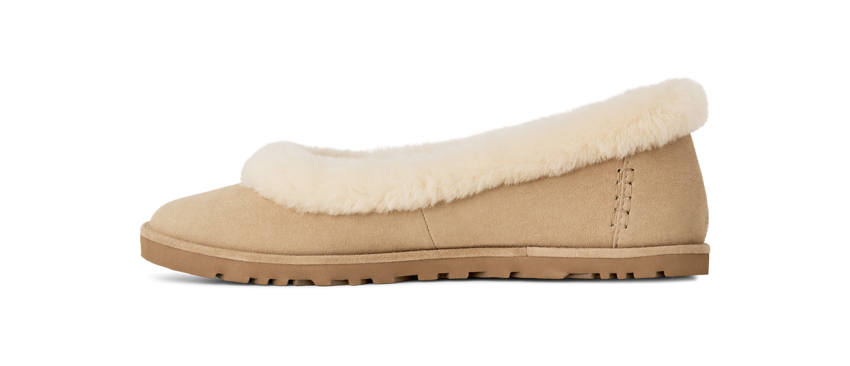 UGG Zora Ballet Flat – Dam – Sand