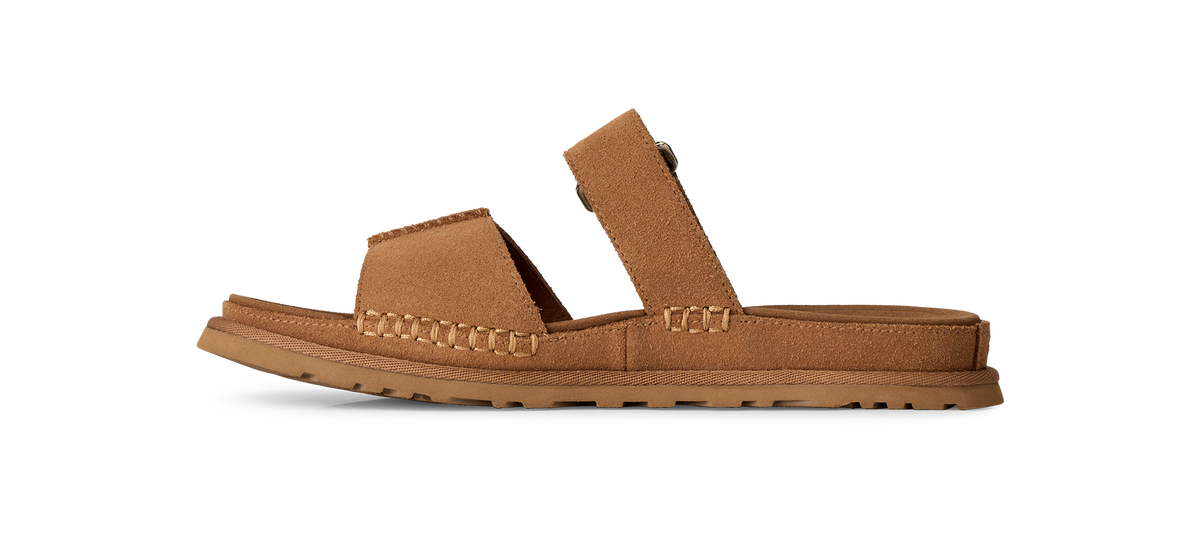 UGG GoldenGaze Slide – Dam – Chestnut