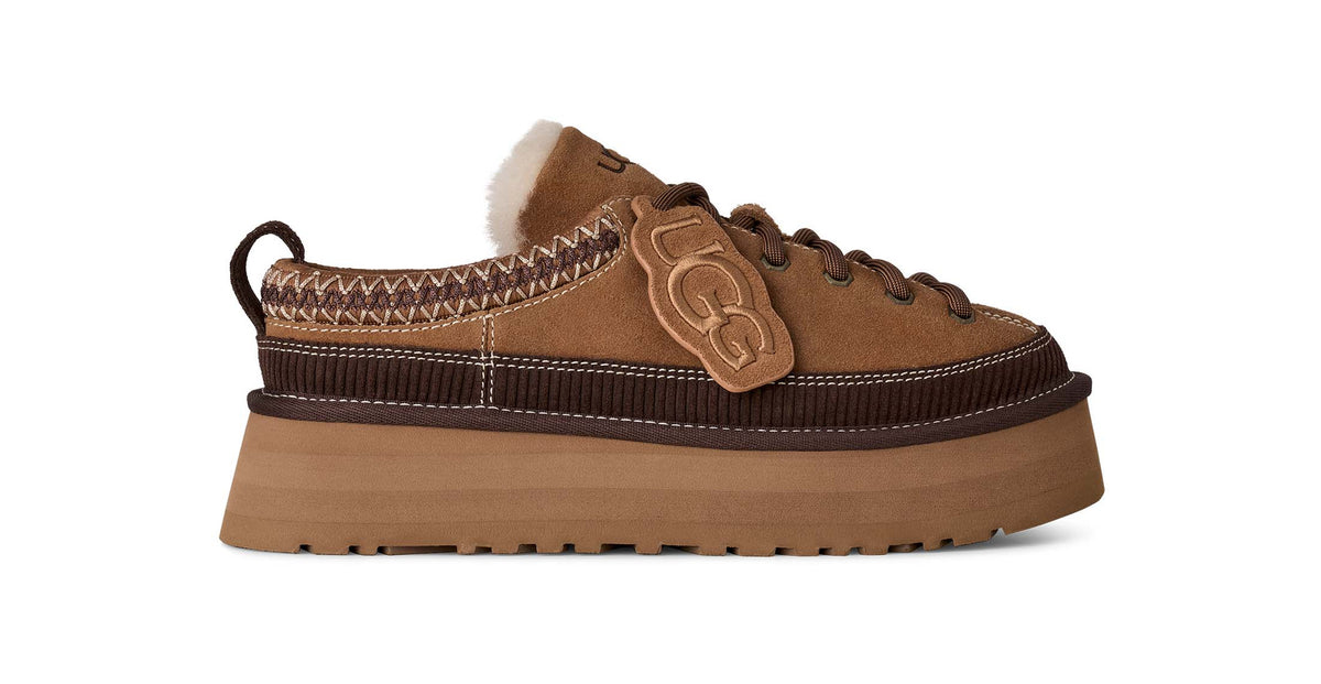 UGG Heritage Lace-Up Slipper – Dam – Chestnut