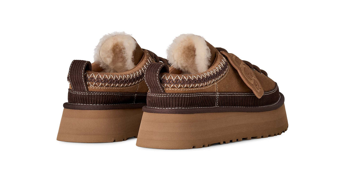 UGG Heritage Lace-Up Slipper – Dam – Chestnut