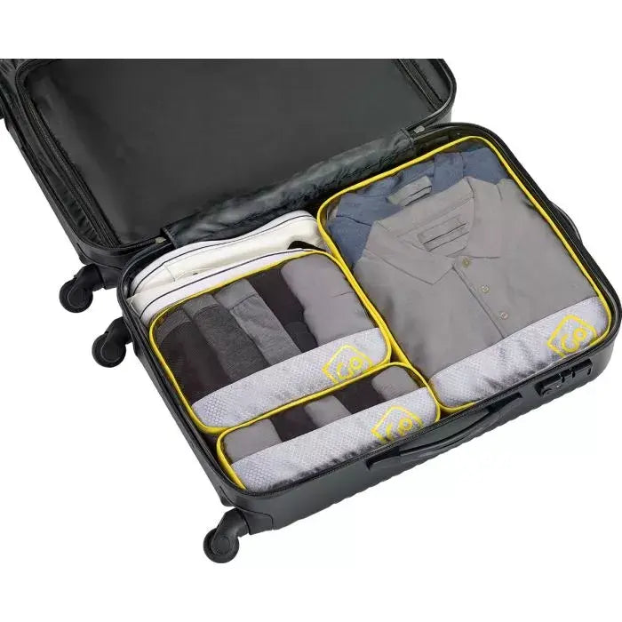Go Travel Packningspåsar 3-pack - Gul - Travels And Bags