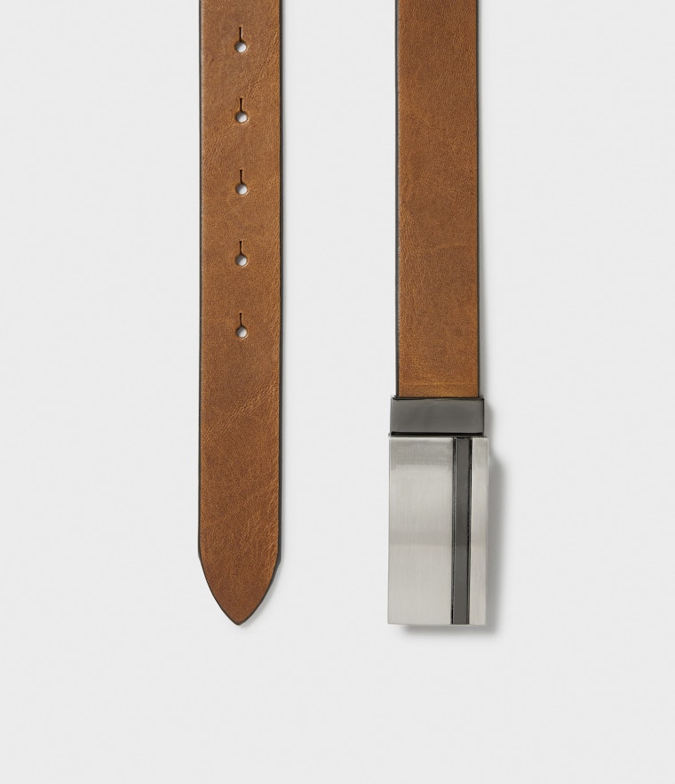 Saddler Thisted Läderbälte - Brun - Travels And Bags