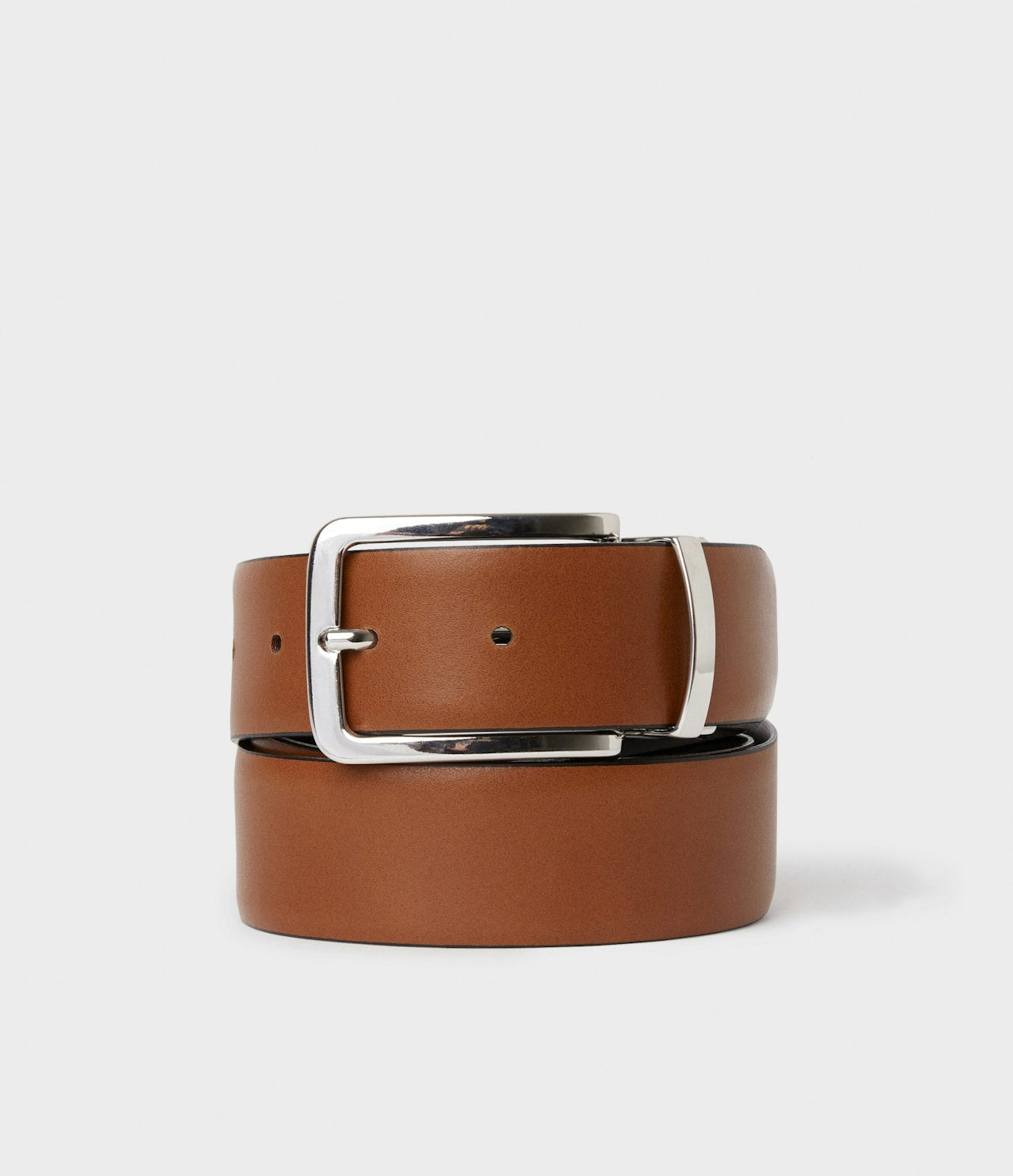Saddler Avellino Vändbart  Läderbälte - Svart/brun - Travels And Bags