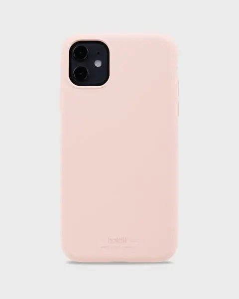 Holdit Telefonskal Silicone iPhone 11/XR - Ljusrosa - Travels And Bags