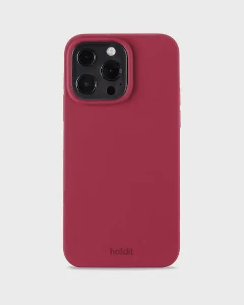 Holdit Telefonskal Silicone iPhone 13 Pro - Röd - Travels And Bags