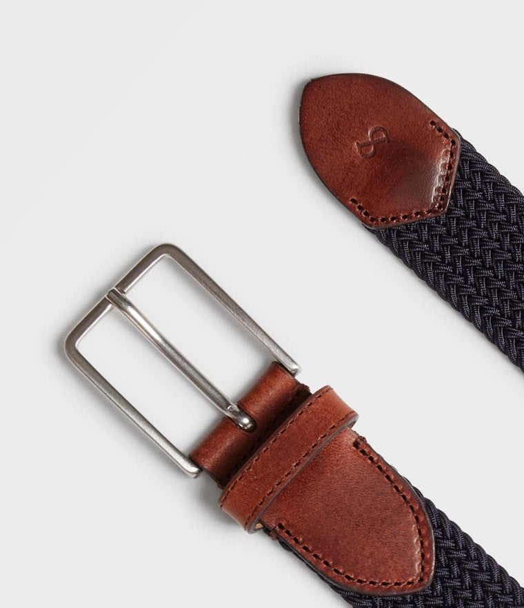 Saddler Marstrand textilbälte - Marinblå - Travels And Bags