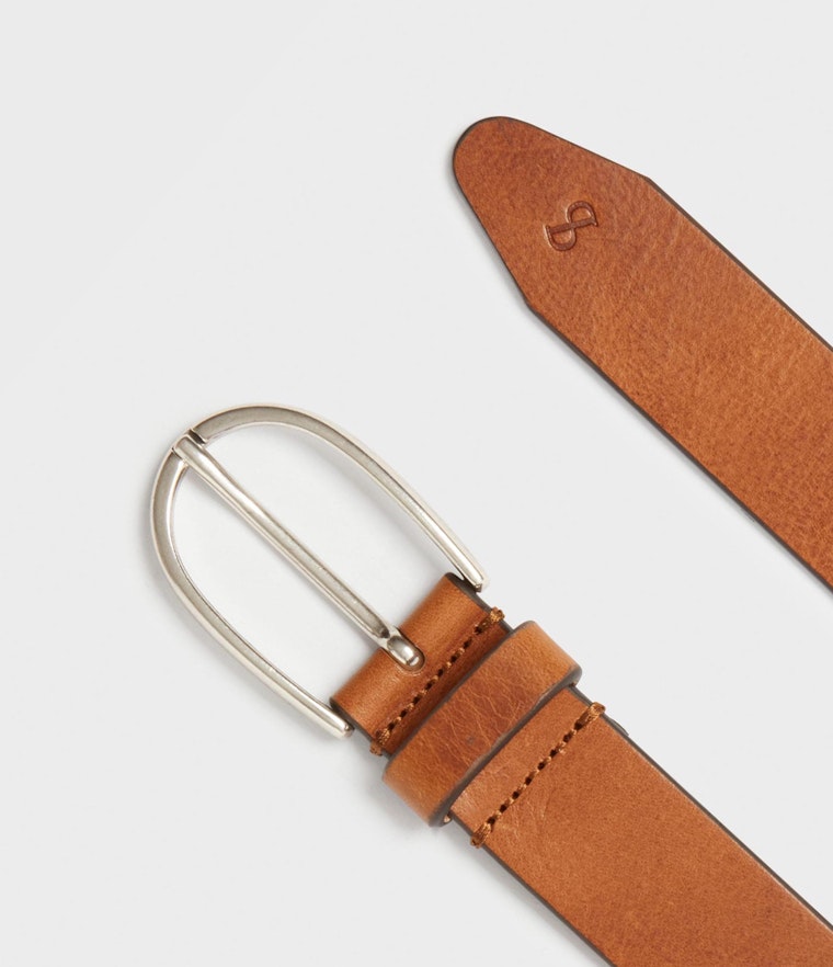 Saddler Harlow Läderbälte - Brun - Travels And Bags