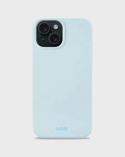 Holdit Telefonskal Silicone iPhone 14/13 - Ljusblå - Travels And Bags