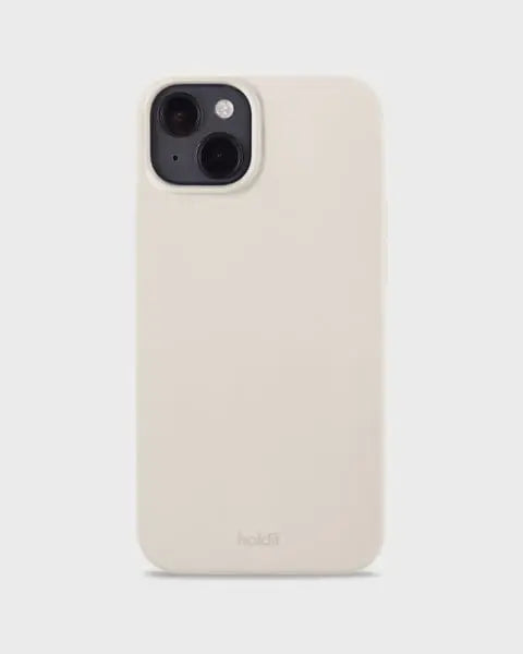 Holdit Telefonskal Silicone iPhone 14 Plus - Beige - Travels And Bags