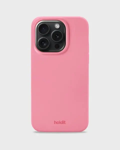 Holdit Telefonskal Silicone iPhone 14 Pro - Rosa - Travels And Bags