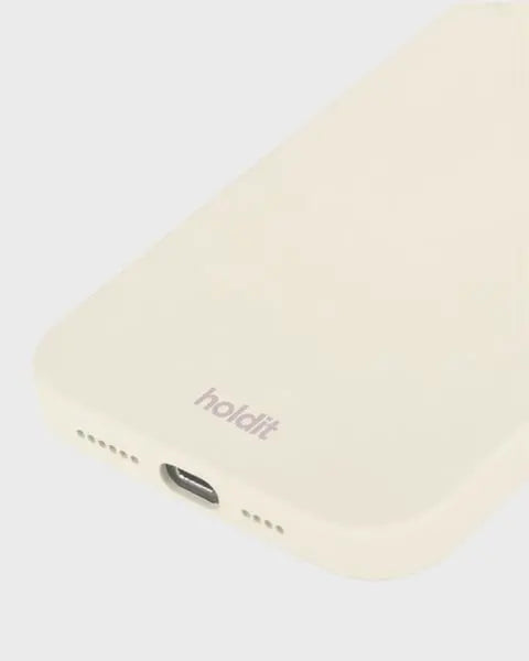 Holdit Telefonskal Silicone iPhone 14 Pro Max - Krämvit - Travels And Bags