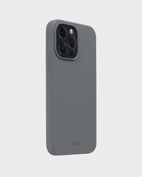 Holdit Telefonskal Silicone iPhone 14 Pro Max - Grå - Travels And Bags