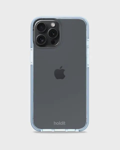 Holdit Telefonskal Seethru iPhone 14 Pro Max - Blå - Travels And Bags
