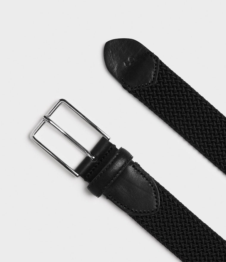 Saddler West Textilbälte - Svart - Travels And Bags